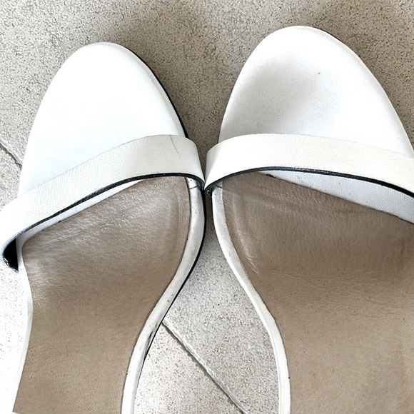 IRO Paris White Leather Strappy Sandals – Size 38 - Picture 13 of 14